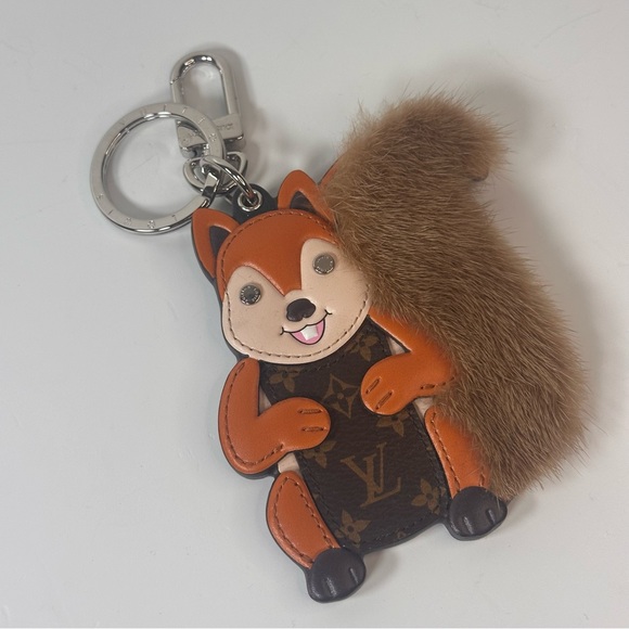 Louis Vuitton Squirrel Mink Monogram Bag Charm - Picture 5 of 11